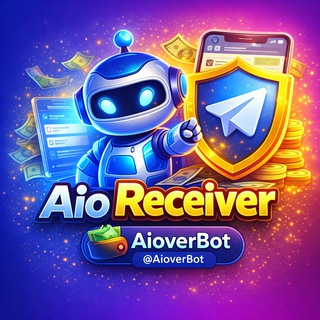 Telegram profile photo for Aio Receiver | دریافت اکانت آیوکال