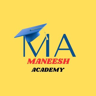Telegram profile photo for MANEESH ACADEMY