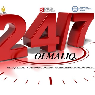 Telegram group profile photo for Olmaliq 24/7