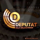 Telegram profile photo for Deputat Milliy Onlayn Forum