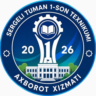 Telegram profile photo for SERGELI TUMAN 1-SON TEXNIKUMI