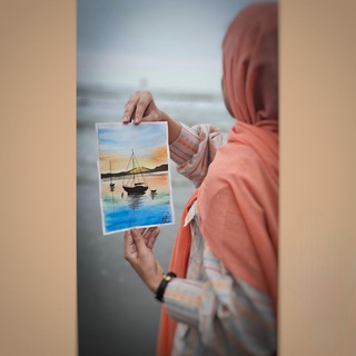 Telegram profile photo for •|دهکده آبرنگ 🎨👩🏻🎨|•