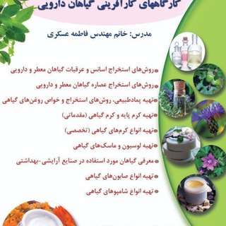 Telegram profile photo for کارگاههای آموزشی تهیه فرآورده های آرایشی و بهداشتی گیاهی