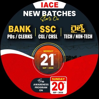 Telegram profile photo for IACE Govt Jobs Preparation (Official Group)
