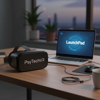 Telegram profile photo for VR приложение для экспозиций, безопасных мест и терапевтических модулей для КПТ, ДПДГ...