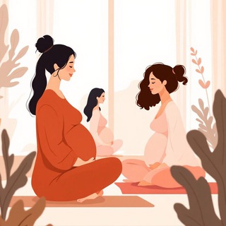 Telegram group profile photo for ЙОГАМАМА/Два в одном🤰🏻