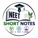 Telegram profile photo for NEET SHORT NOTES