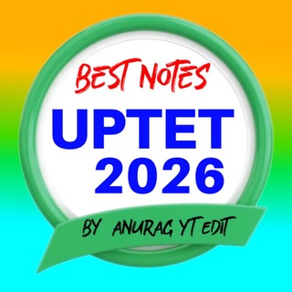 Telegram profile photo for UPTET JULY 2026 // UPTET NOTES 2026 // UPTET 2026