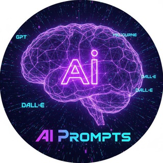 Telegram profile photo for Ai Prompts | پرامپت آماده