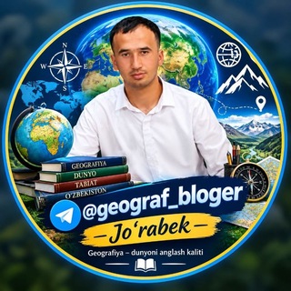Telegram profile photo for Geograf_bloger | Jo'rabek