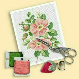 Telegram profile photo for Embroidery patterns