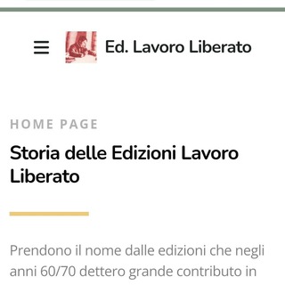 Telegram profile photo for Edizioni Lavoro Liberato