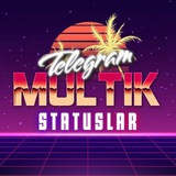 Telegram profile photo for MULTIK STATUSLAR ✍️...