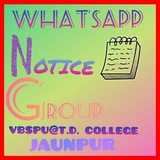 Telegram profile photo for VBSPU@TDCOLLGE NOTICE Group