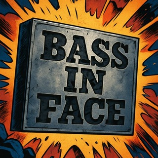 Telegram profile photo for BASS IN FACE 🎼💀 music 🔊 музыка вечеринки 🎚🤖