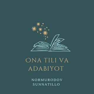 Telegram profile photo for O'zbek tili va adabiyot | Normurodov Sunnatillo
