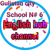 Telegram profile photo for English group of the school number 6....