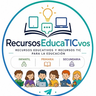 Telegram group profile photo for Recursos EducaTICvos π©βπ«π«π¨βπ«