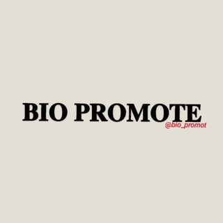 Telegram profile photo for BIO PROMOTE
