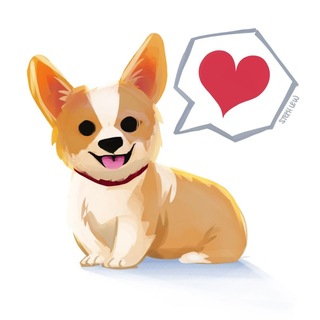 Telegram profile photo for Corgi Stickers ૮ ・ﻌ・ა