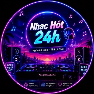 Telegram profile photo for Nhạc Hót 24h 🎧