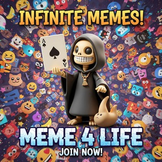 Telegram profile photo for MEME 4 LIFE