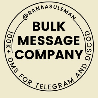 Telegram profile photo for FOR BULK MESSAGE CONTACT(@sule_dm)