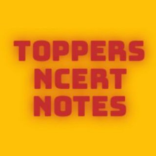 Telegram profile photo for UPSC TOPPERS NCERT NOTES