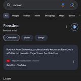 Telegram profile photo for RansUno🥷Updates🎶 & PR📽