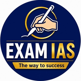 Telegram profile photo for EXAM IAS (UPSC)
