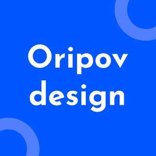 Telegram profile photo for Oripov design