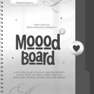 Telegram profile photo for Moodboard ideast!