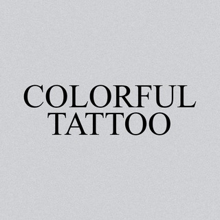 Telegram profile photo for colorful tattoo