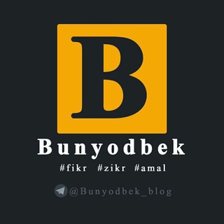 Telegram profile photo for Bunyodbek | Blog