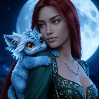 Telegram profile photo for mitternachtlowe_art