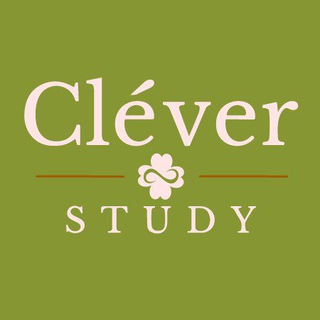 Telegram profile photo for ☘️ Clever Study / Клевер Стаді