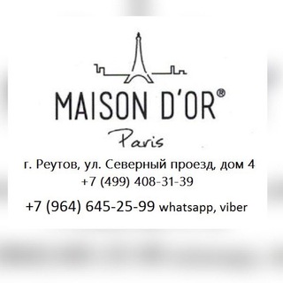 Telegram profile photo for Maison D’or Paris