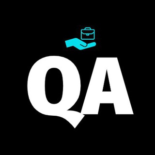 Telegram group profile photo for QA - Вакансії в Україні
