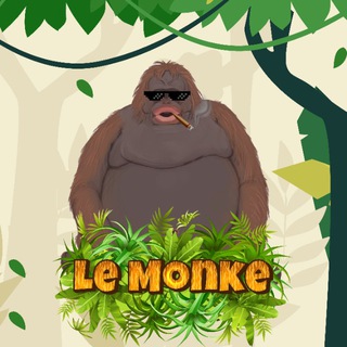 Telegram group profile photo for Le Monke | $LMONKE 🐵