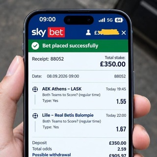 Telegram profile photo for SKY BET VVIP☄