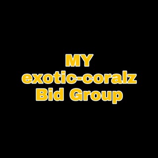 Telegram group profile photo for Exotic coralz Malaysia coral bidding