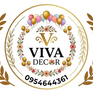 Telegram profile photo for Viva Decor(ቪቫ ዲኮር) 🎊🎈💐