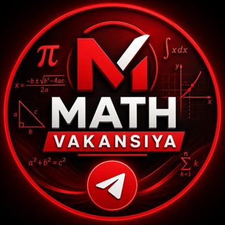 Telegram profile photo for Vakansiya | Matematika