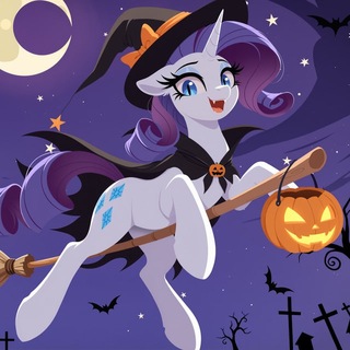 Telegram profile photo for AI Ponies | My Little Loshadi