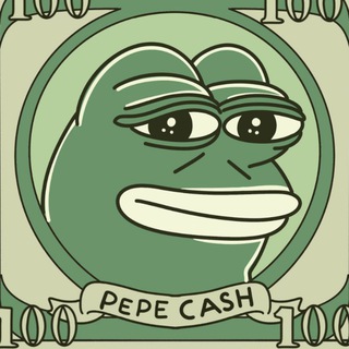 Telegram group profile photo for 🐸PEPE CASH💸 Portal | 5ETH LP BURNED🔥TAX3/3 |LISTED ON CMC