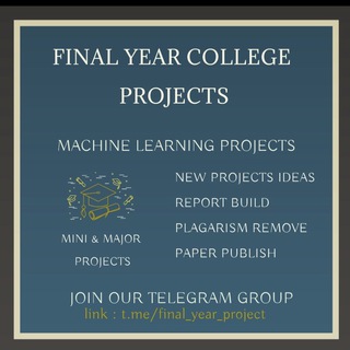 Telegram profile photo for Final Year Projects @CodingDoor