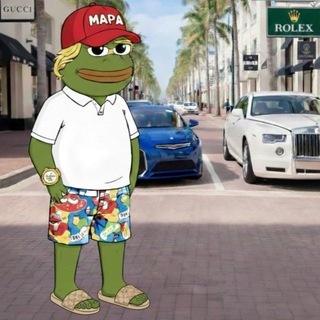 Telegram profile photo for Pepe Palm Beach Airdrop
