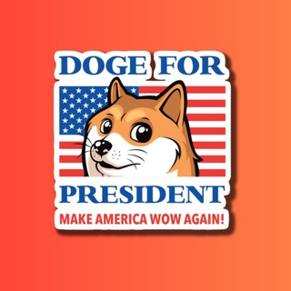Telegram profile photo for $pDOGE - Doge For President / 0% Tax / Lp Burned