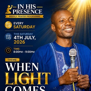 Telegram profile photo for IN HIS PRESENCE