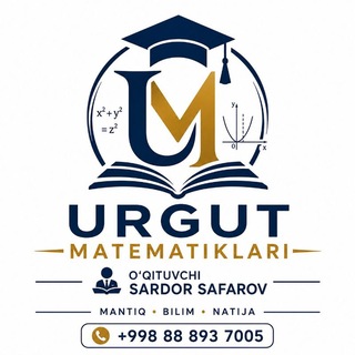 Telegram profile photo for Matematika kursi (Urgut Sardor Safarov)